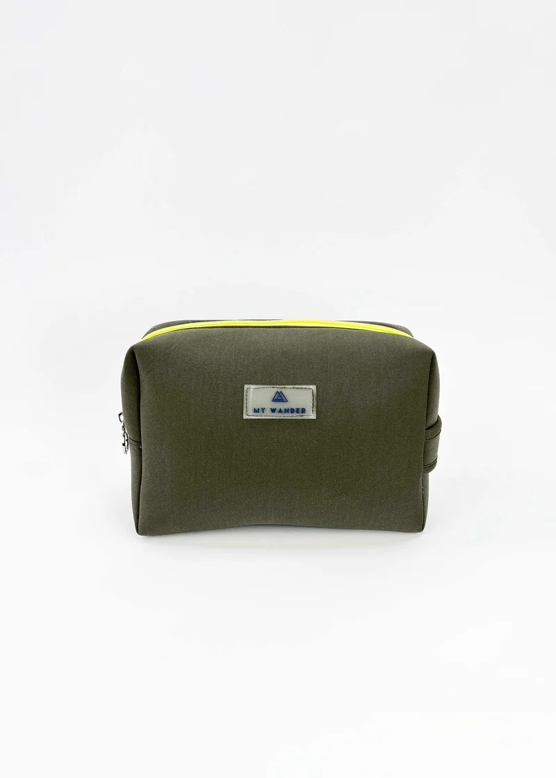Neceser Unisex Neopreno Gris Oscuro
