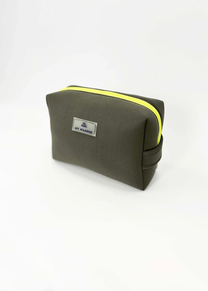 Neceser Unisex Neopreno Gris Oscuro