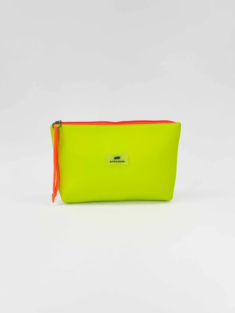 Bolso de mano Neopreno Amarillo Flúor