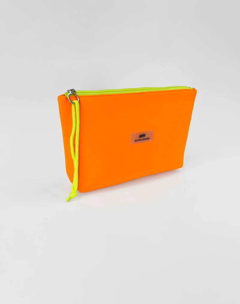 Bolso de mano Neopreno Naranja Fluor