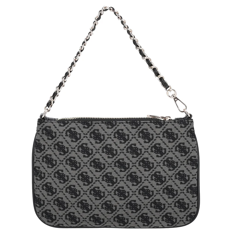 Guess Flat Pouch - Bolso de hombro 24.5 cm (coal logo)