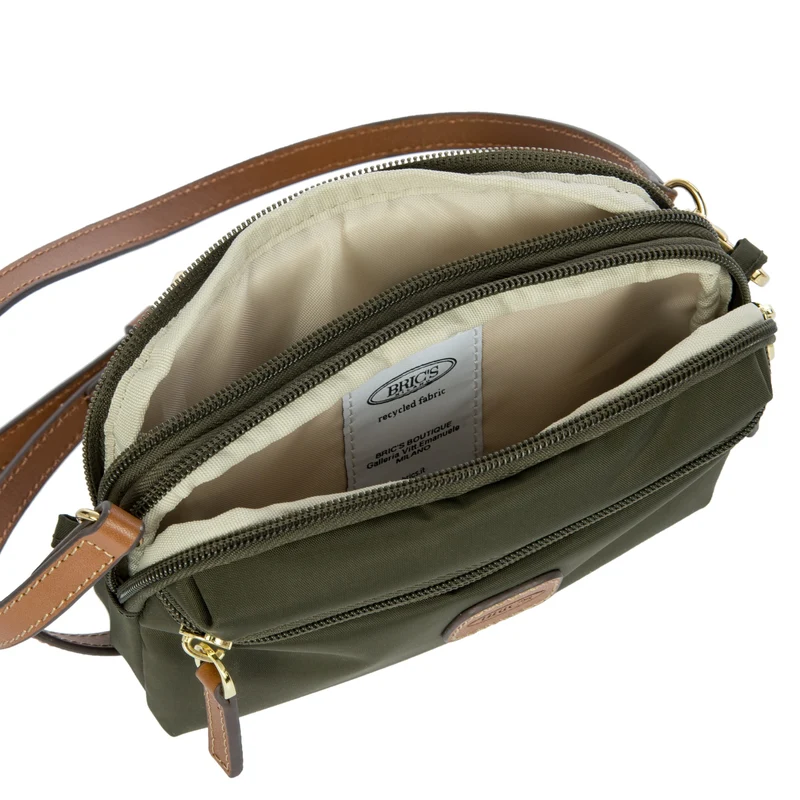 Brics X-Collection - Bolso bandolera S 18 cm (olive)