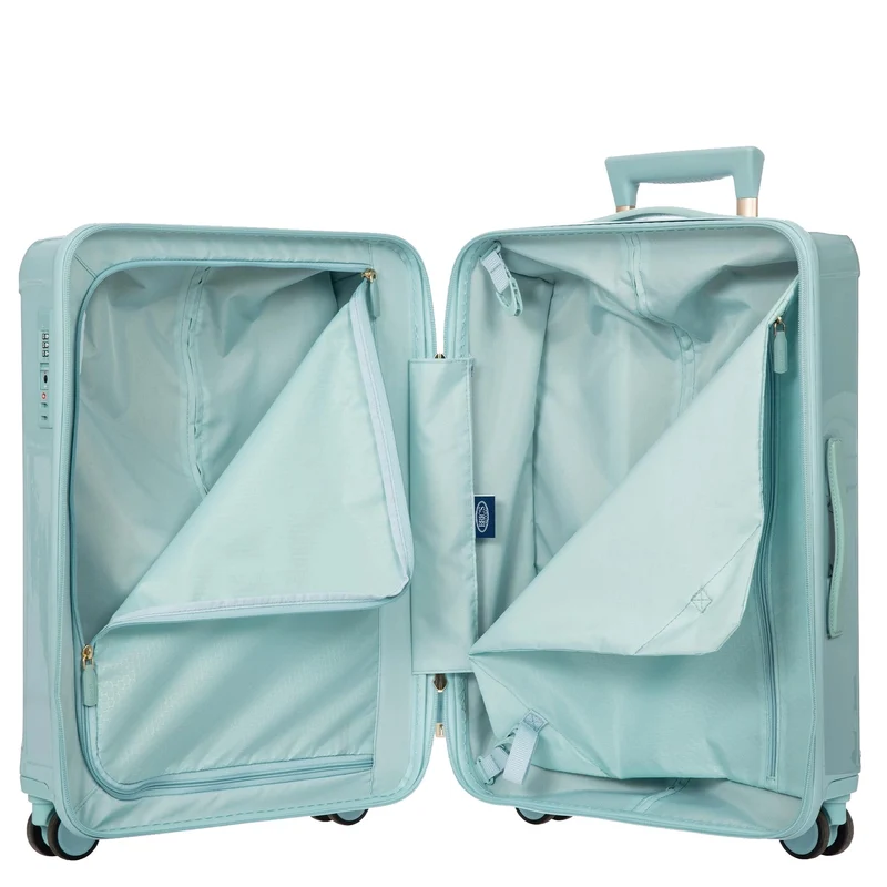 Brics Positano - Trolley de 4 ruedas M 69 cm expandible (hellblau)