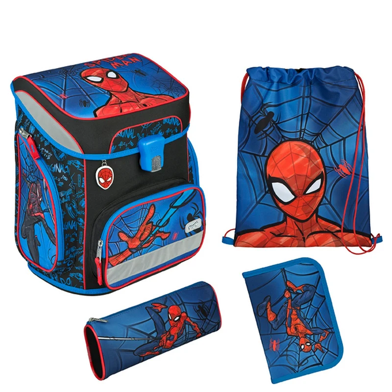 Scooli EasyFit - Set de mochila escolar 5 piezas (Spider-Man)