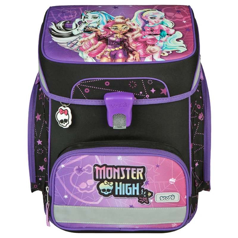 Scooli EasyFit - Set de mochila escolar 5 piezas (Monster High)