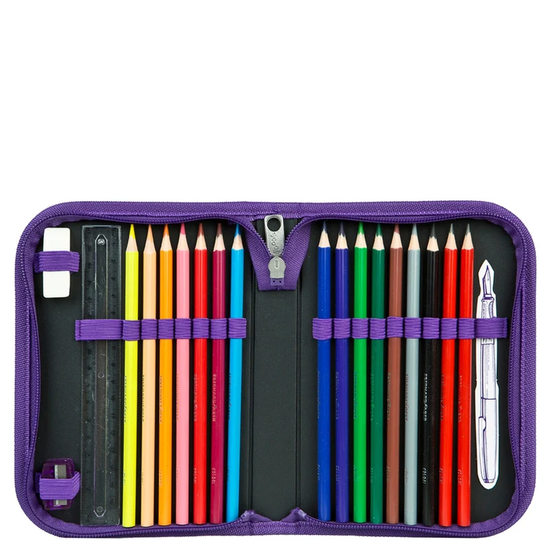 Scooli EasyFit - Set de mochila escolar 5 piezas (Monster High)