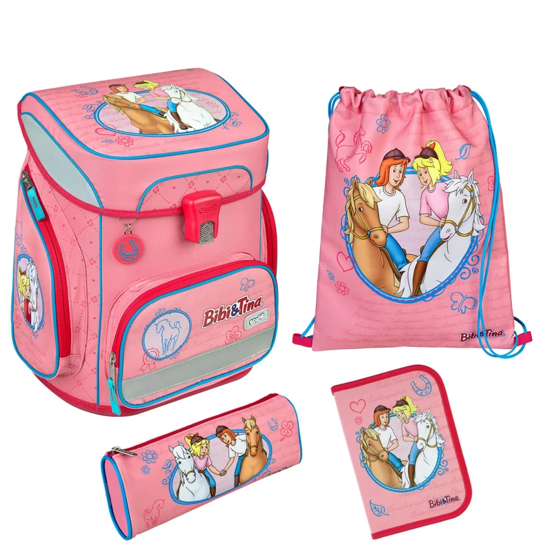 Scooli EasyFit - Set de mochila escolar 5 piezas (Bibi&Tina)