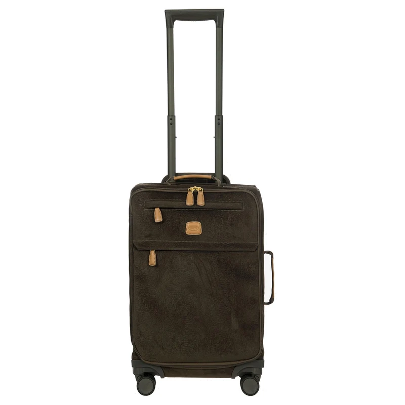 Brics Life - Trolley de cabina con 4 ruedas S 55 cm (olivgrün)