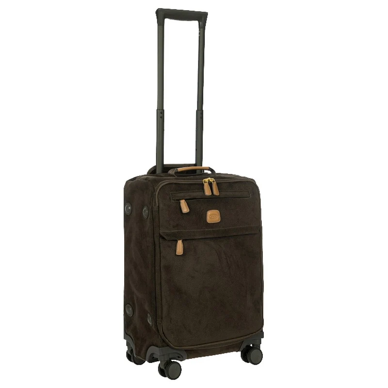 Brics Life - Trolley de cabina con 4 ruedas S 55 cm (olivgrün)