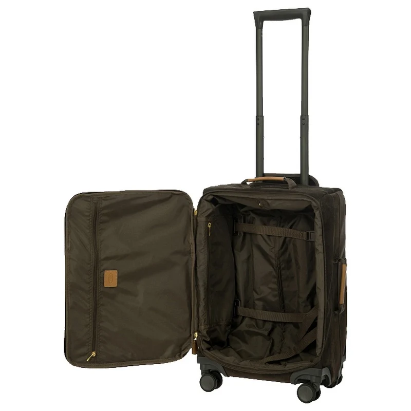 Brics Life - Trolley de cabina con 4 ruedas S 55 cm (olivgrün)