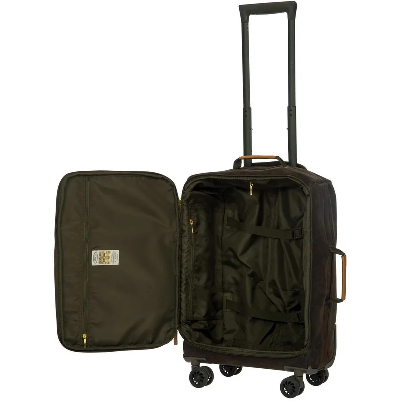 Brics Life - Trolley de cabina con 4 ruedas S 55 cm (olivgrün)
