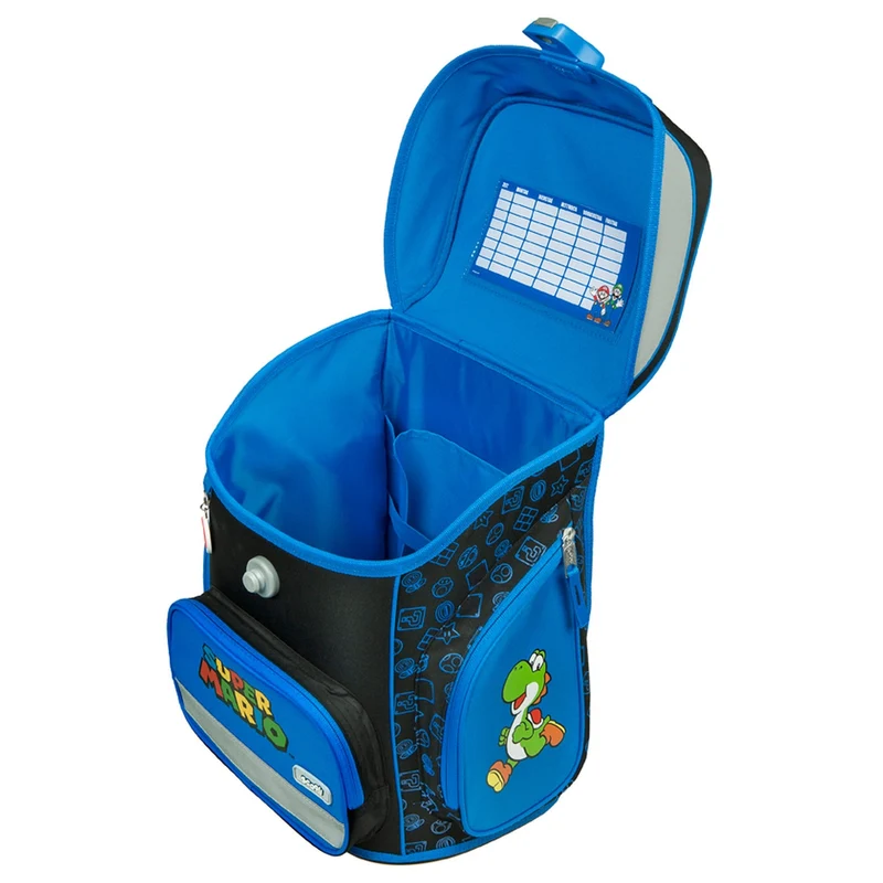 Scooli EasyFit - Set de mochila escolar 5 piezas (Super Mario)