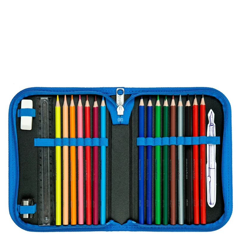 Scooli EasyFit - Set de mochila escolar 5 piezas (Super Mario)
