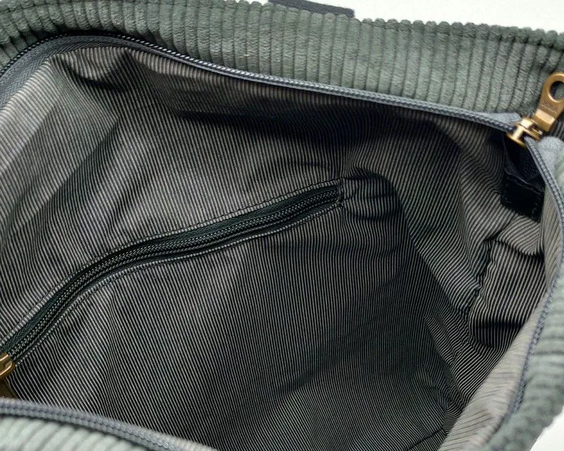 Bolso de hombro Shopper CUIROTS Winter de Pana