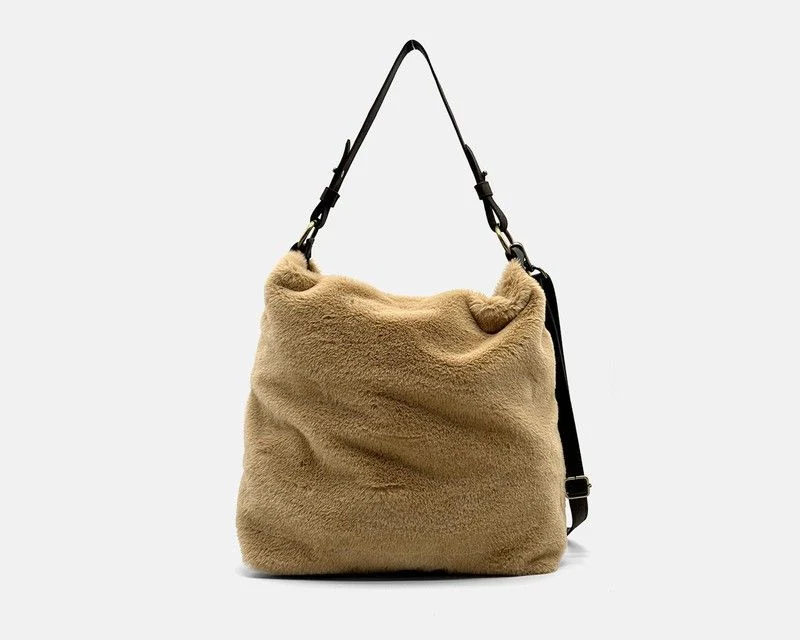 Bolso de hombro grande CUIROTS Grosseto con pelito