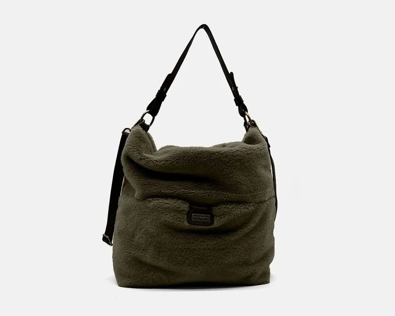 Bolso de hombro grande CUIROTS Grosseto con pelito