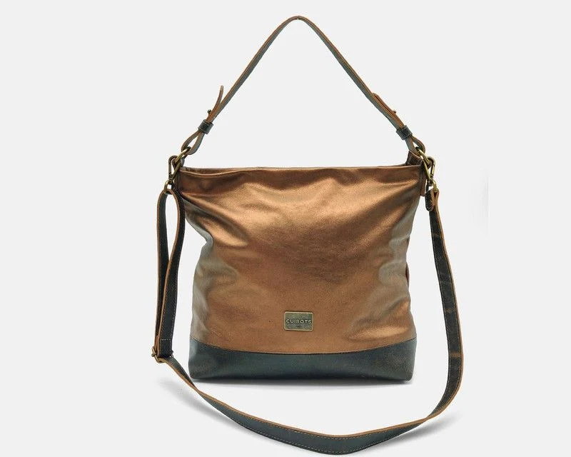 Bolso de hombro grande CUIROTS Duet de piel
