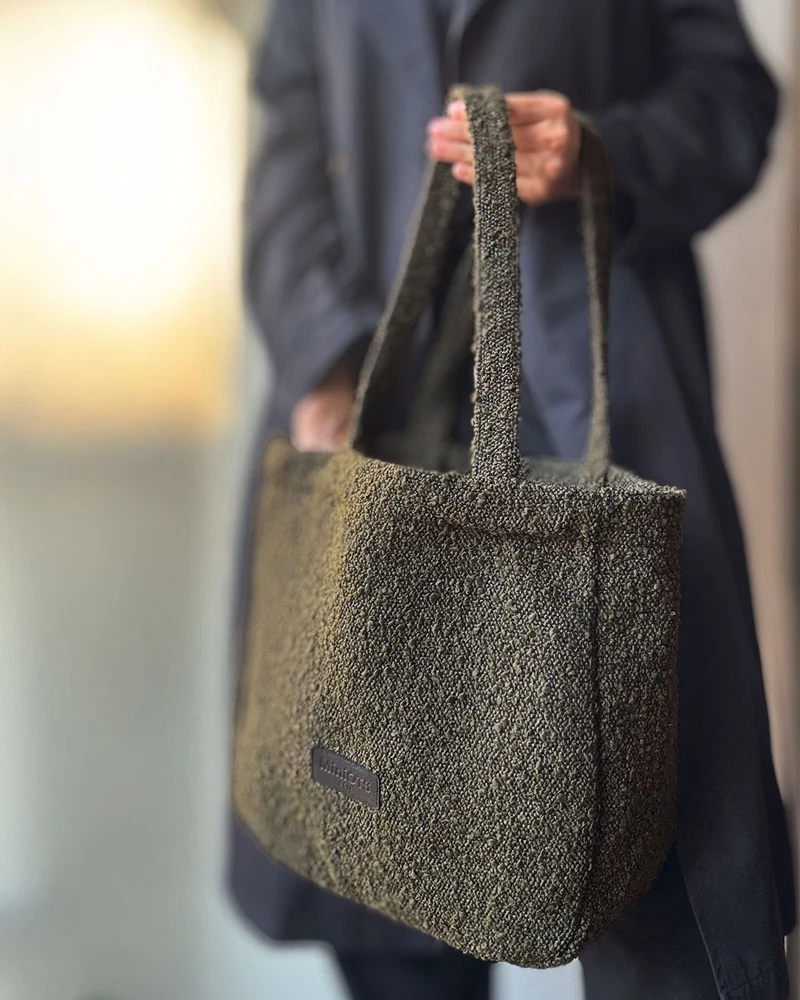 Bolsa tipo tote grande MINIOTS rizado