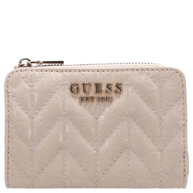Guess Stacey SLG Zip - Cartera 2cc 12 cm (light beige)