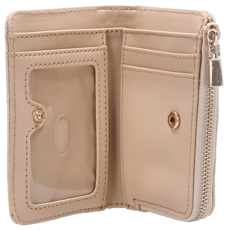 Guess Stacey SLG Zip - Cartera 2cc 12 cm (light beige)
