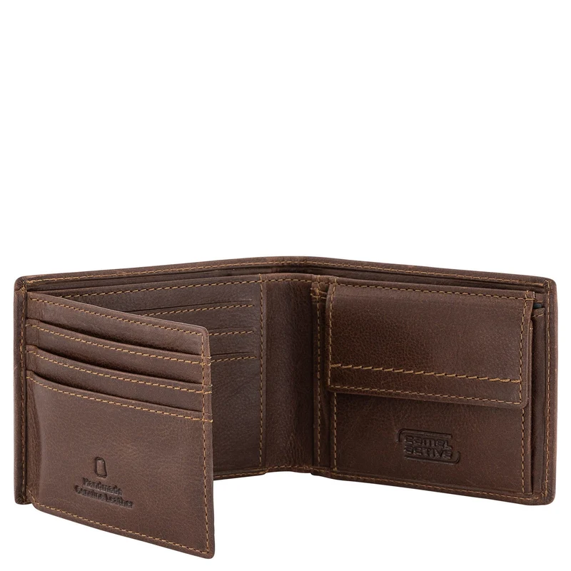 Camel Active Bilbao Jeans - Cartera 6cc 11 cm RFID (cognac)