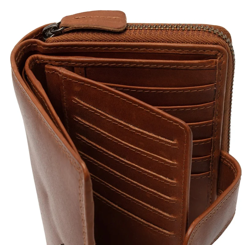 The Chesterfield Brand Charlotte - Cartera 16cc 16 cm RFID (cognac)