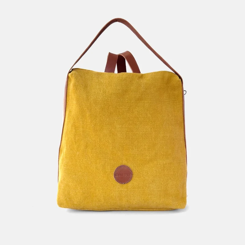 Mochila de lino antirrobo CUIROTS Louise