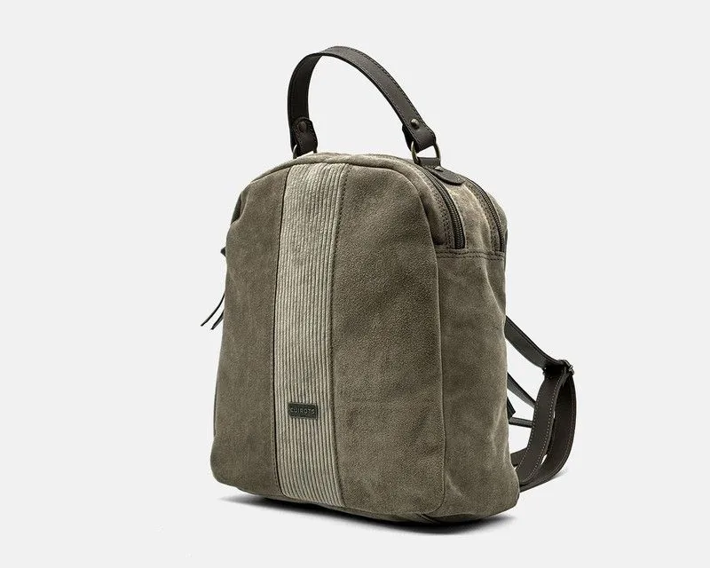 Mochila CUIROTS Bi de serraje y pana