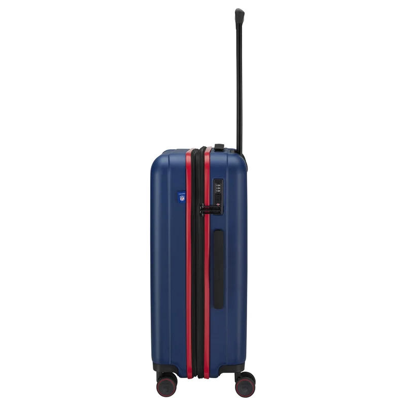 Travelite NFL - Trolley de 4 ruedas M 67 cm expandible (New England Patriots)