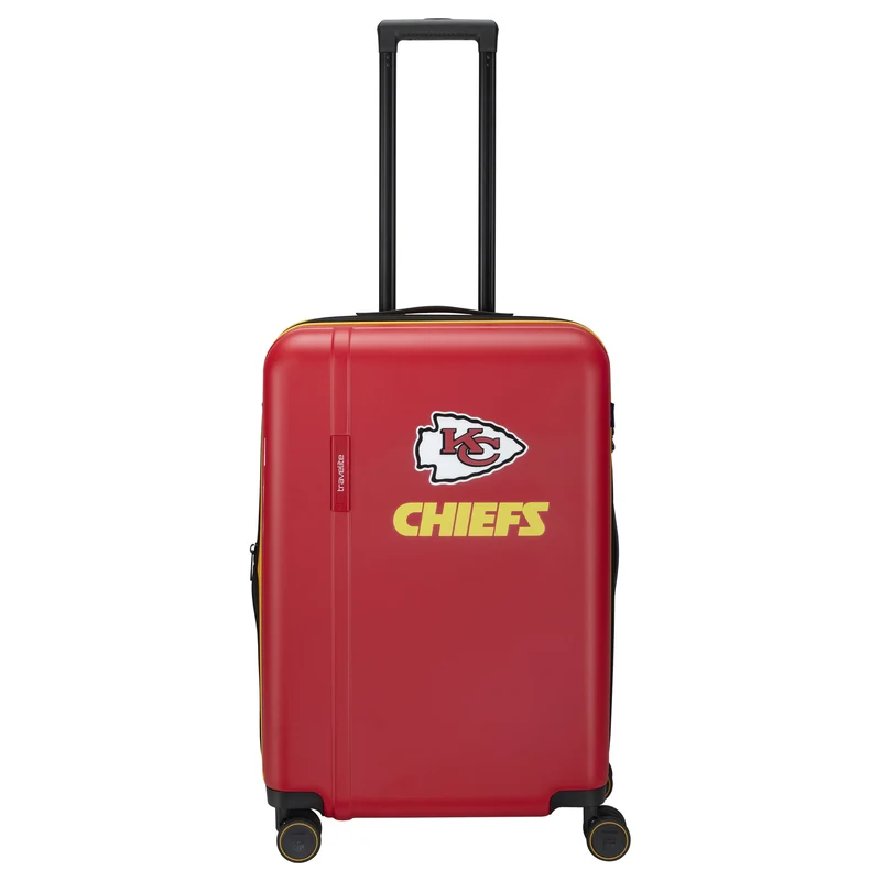 Travelite NFL - Trolley de 4 ruedas M 67 cm expandible (Kansas City Chiefs)