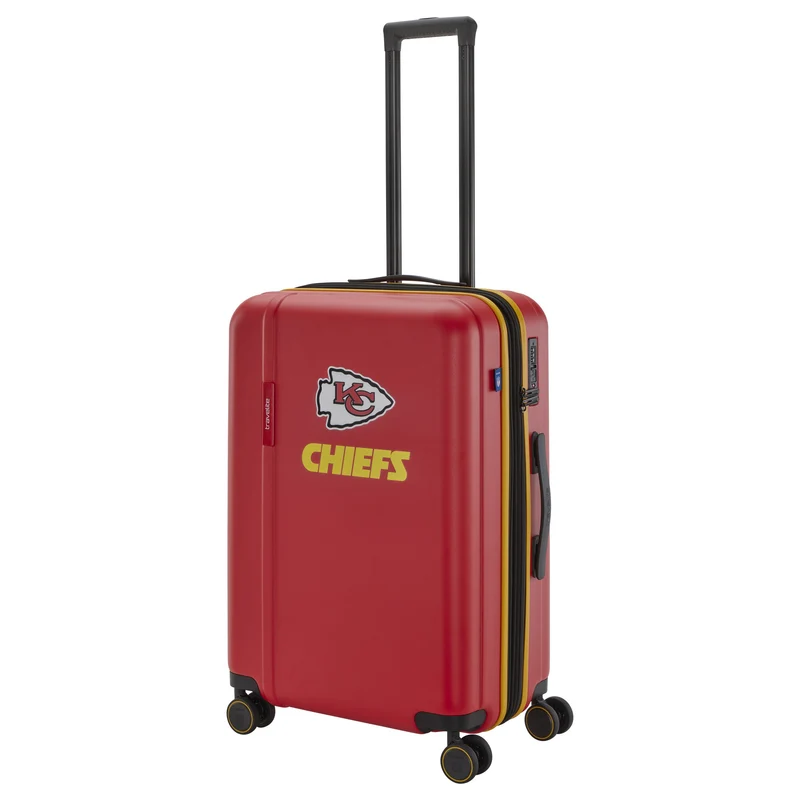Travelite NFL - Trolley de 4 ruedas M 67 cm expandible (Kansas City Chiefs)