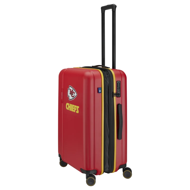 Travelite NFL - Trolley de 4 ruedas M 67 cm expandible (Kansas City Chiefs)