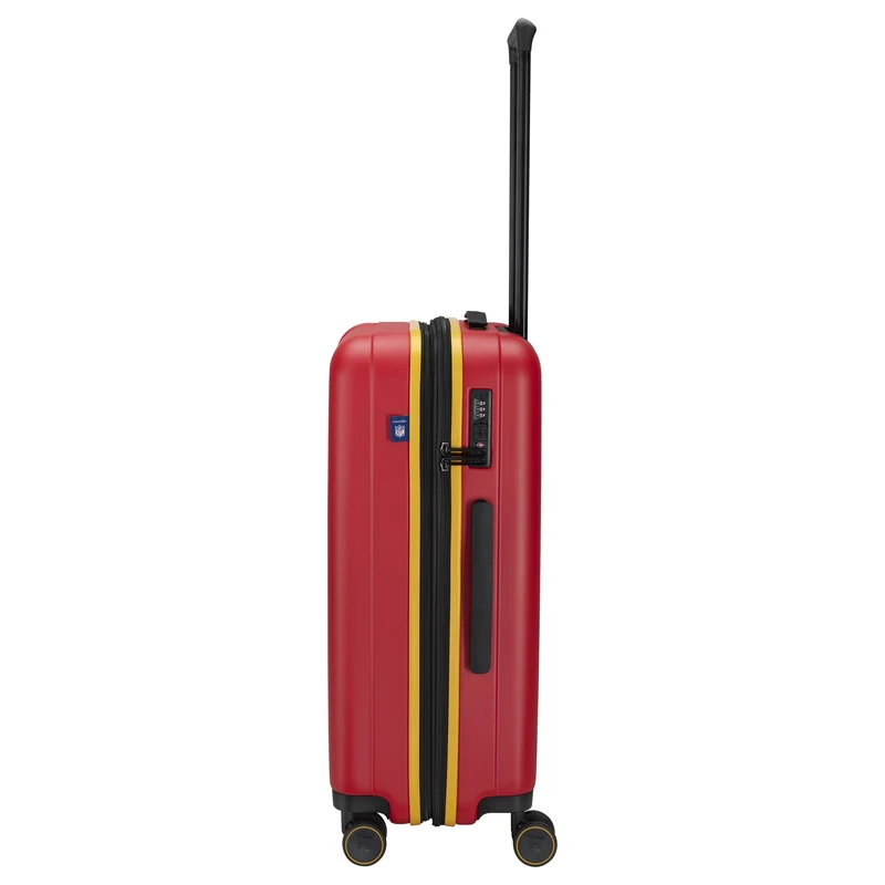 Travelite NFL - Trolley de 4 ruedas M 67 cm expandible (Kansas City Chiefs)