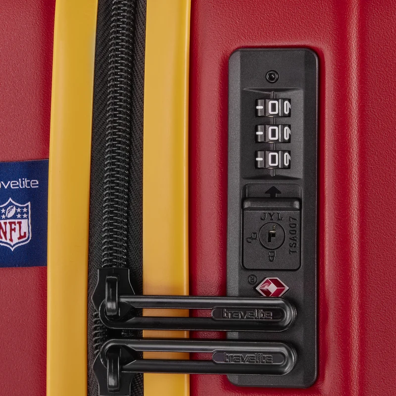 Travelite NFL - Trolley de 4 ruedas M 67 cm expandible (Kansas City Chiefs)