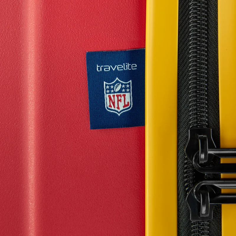 Travelite NFL - Trolley de 4 ruedas M 67 cm expandible (Kansas City Chiefs)