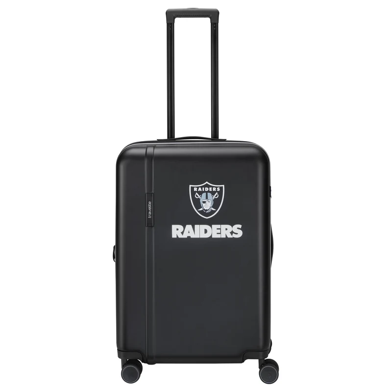 Travelite NFL - Trolley de 4 ruedas M 67 cm expandible (Las Vegas Raiders)