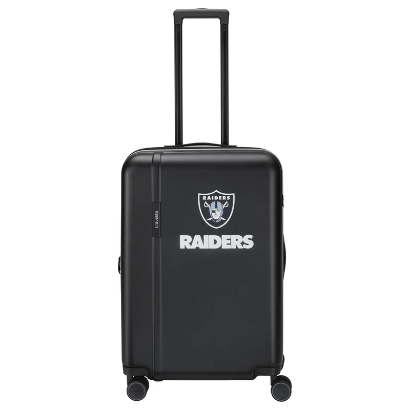 Travelite NFL - Trolley de 4 ruedas M 67 cm expandible (Las Vegas Raiders)