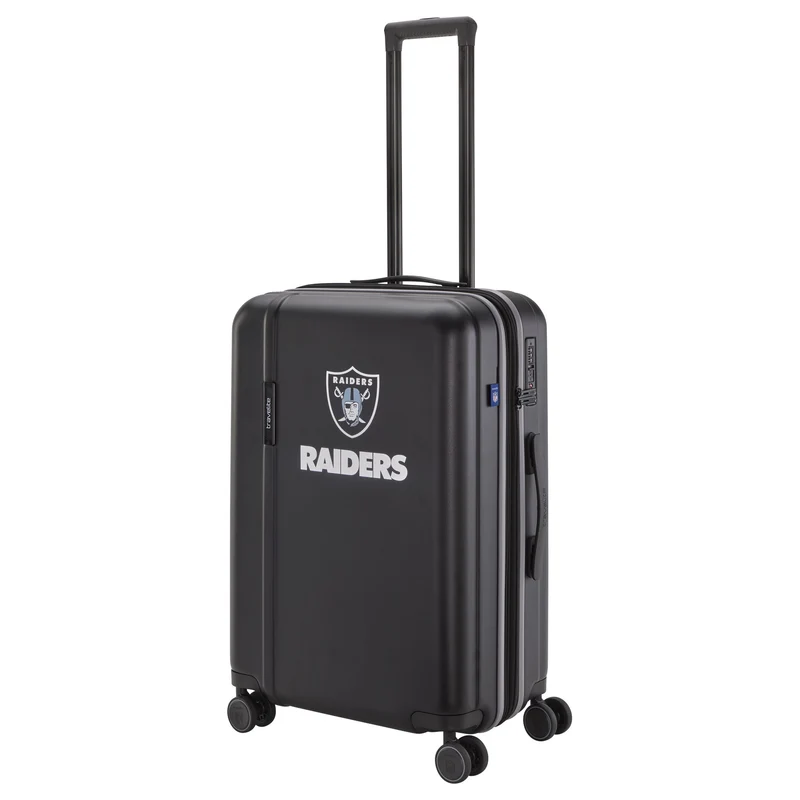Travelite NFL - Trolley de 4 ruedas M 67 cm expandible (Las Vegas Raiders)