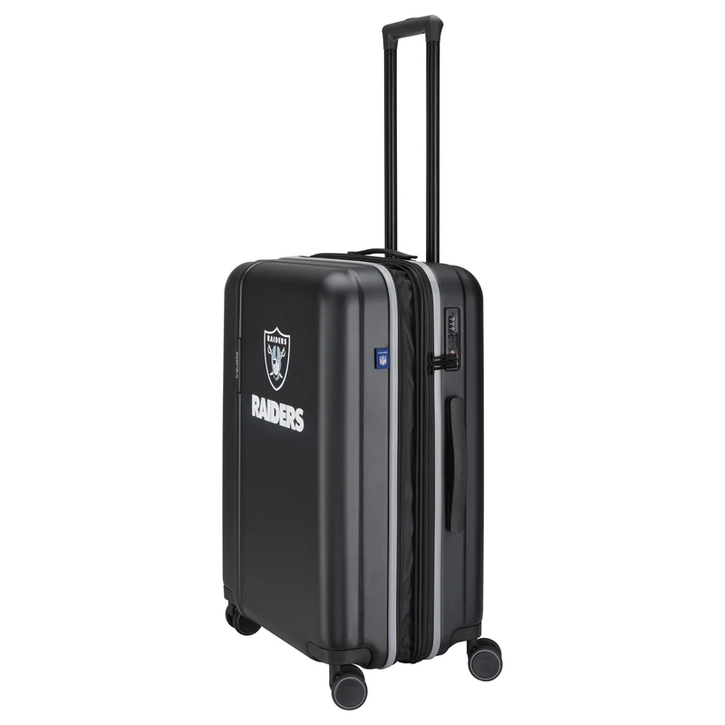 Travelite NFL - Trolley de 4 ruedas M 67 cm expandible (Las Vegas Raiders)