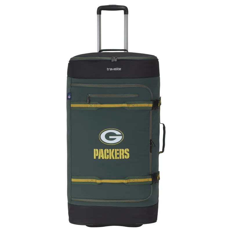 Travelite NFL - Bolsa de viaje con ruedas 79 cm (Green Bay Packers)