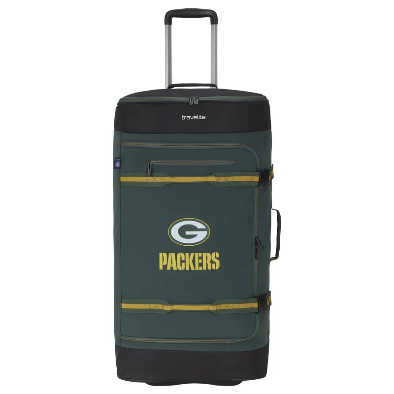 Travelite NFL - Bolsa de viaje con ruedas 79 cm (Green Bay Packers)