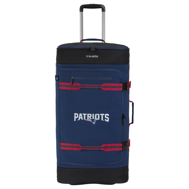 Travelite NFL - Bolsa de viaje con ruedas 79 cm (New England Patriots)