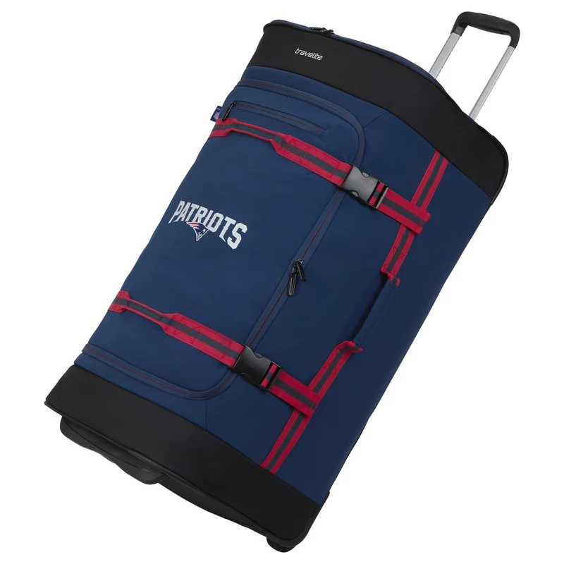 Travelite NFL - Bolsa de viaje con ruedas 79 cm (New England Patriots)