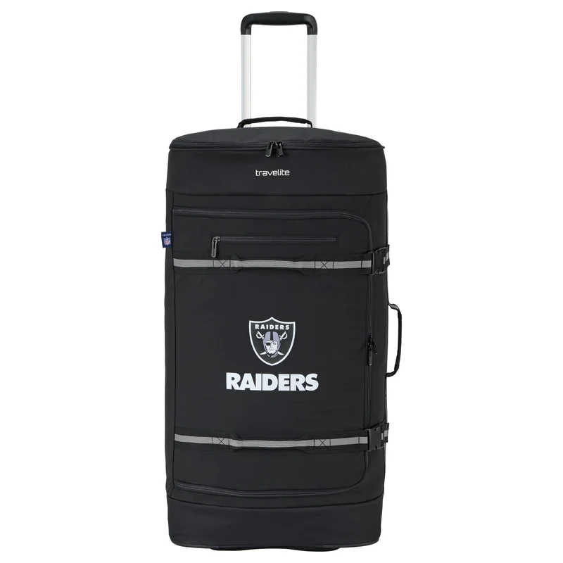 Travelite NFL - Bolsa de viaje con ruedas 79 cm (Las Vegas Raiders)