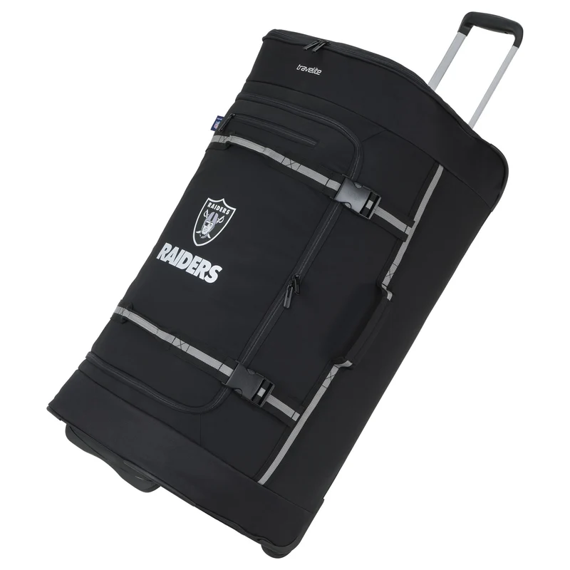 Travelite NFL - Bolsa de viaje con ruedas 79 cm (Las Vegas Raiders)