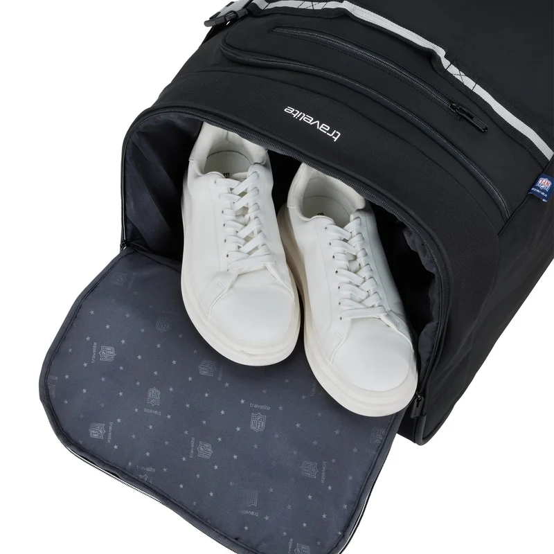 Travelite NFL - Bolsa de viaje con ruedas 79 cm (Las Vegas Raiders)