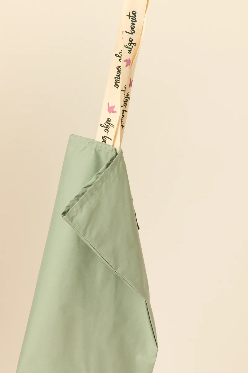 Tote bag 100% algodón aguamarina