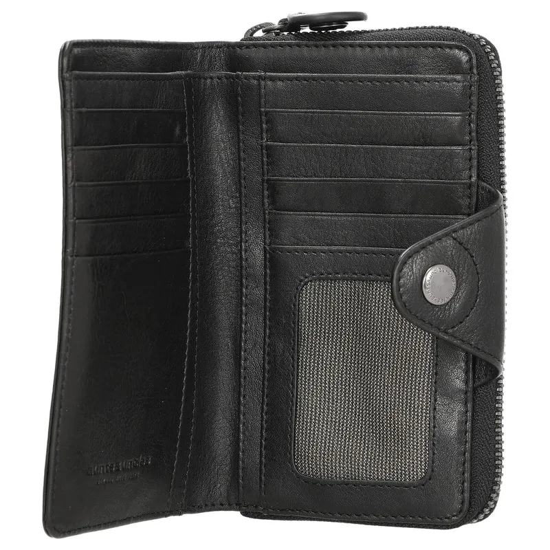 aunts & uncles Grandmas Luxury Club Francis - Cartera 13cc 15 cm RFID (black smoke)