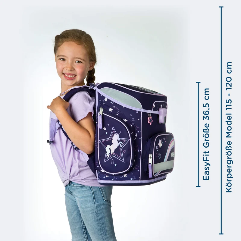 Scooli EasyFit - Set de mochila escolar 5 piezas (Dreamland)