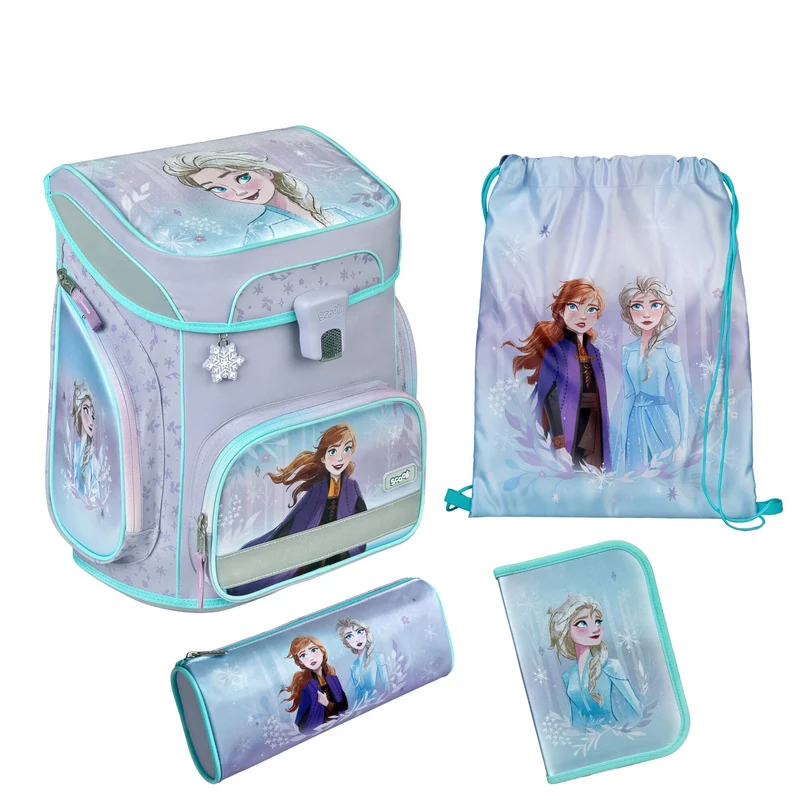 Scooli EasyFit - Set de mochila escolar 5 piezas (Frozen)
